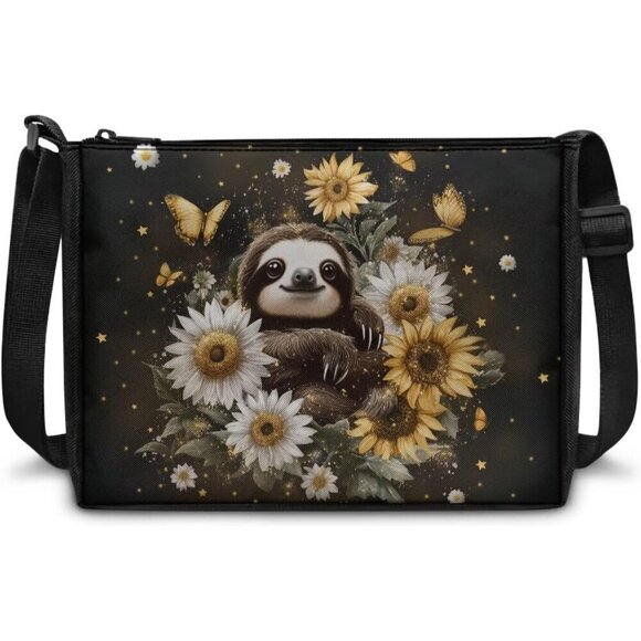 Accessories - Small Polyester Shoulder Bag Unisex Compact Crossbody for Travel Daily Use